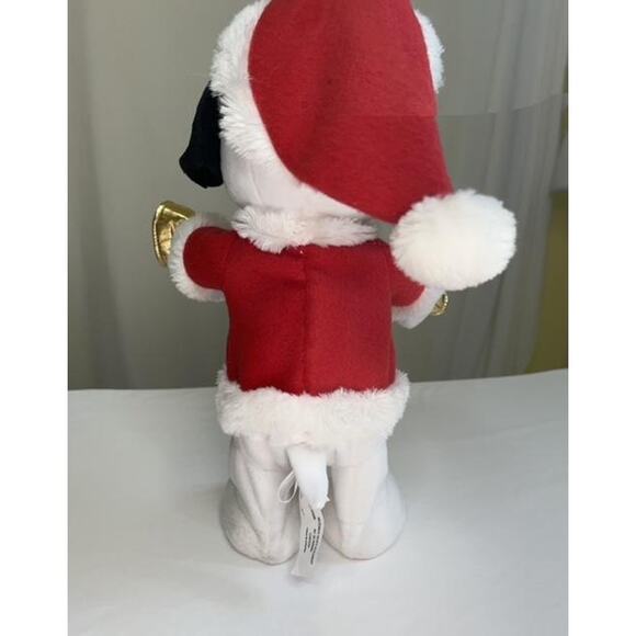 Hallmark 2011 14" animated musical bell ringing Snoopy Peanuts Santa - Picture 2 of 5